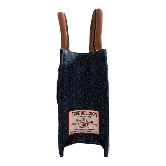 True Religion Women's Quilted Tote Bag - Travel Shoulder Handbag with Crossbody - Picture 7 of 9